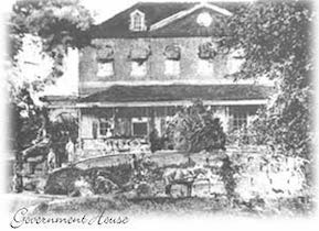 Historical Photograph of the Government House in Grenada