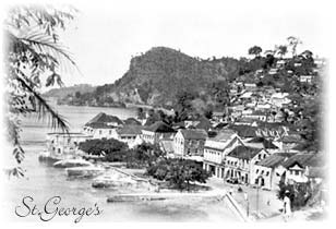 Historical Photograph of St. George's in Grenada