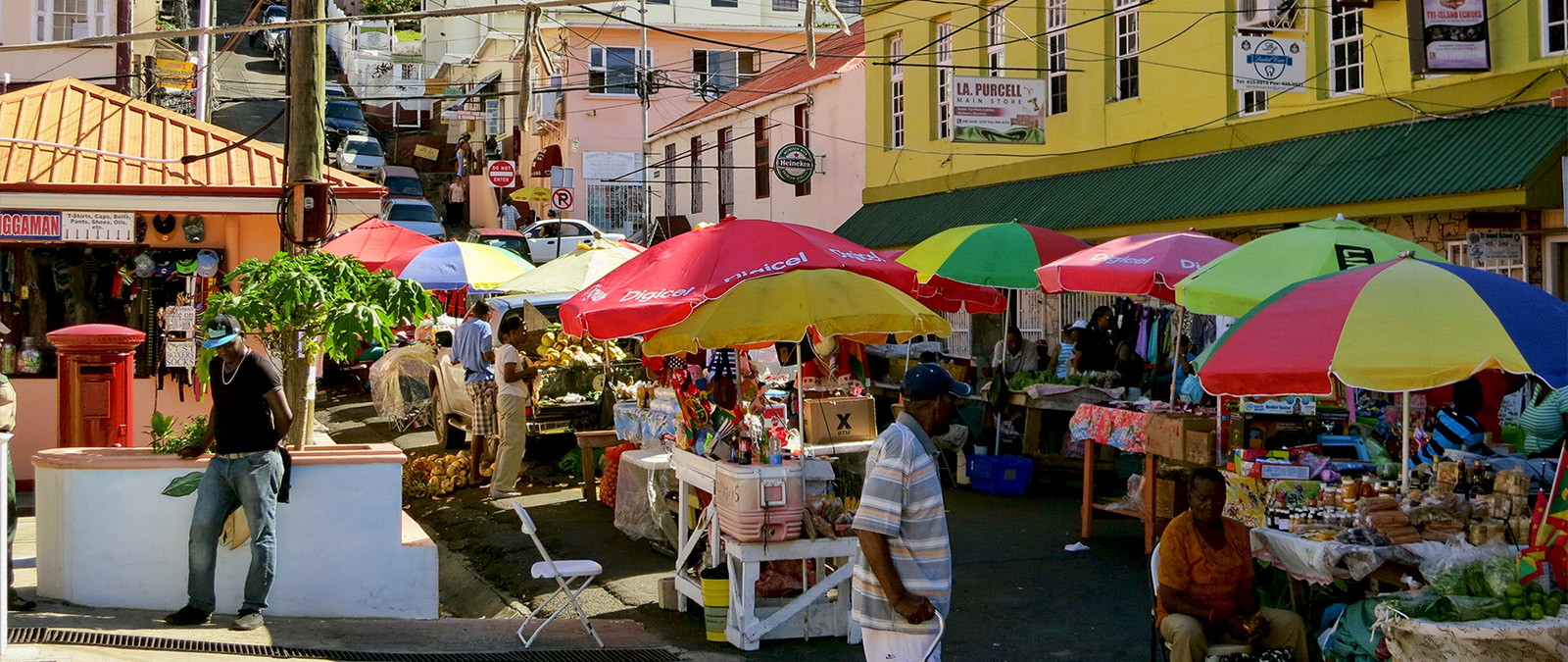 St. George's Town in Grenada - Caribbean Island